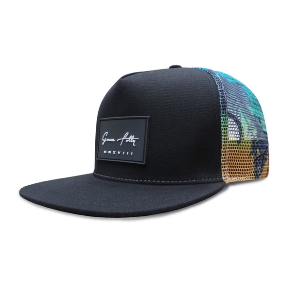Grace Folly Accessories - Grace Folly Unisex Trucker Hat Palm Beach Snapback  Mesh Cap MMVIII